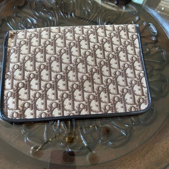 CHRISTIAN DIOR rare Canvas Envelope Clutch Brown monogram - Picture 4 of 6